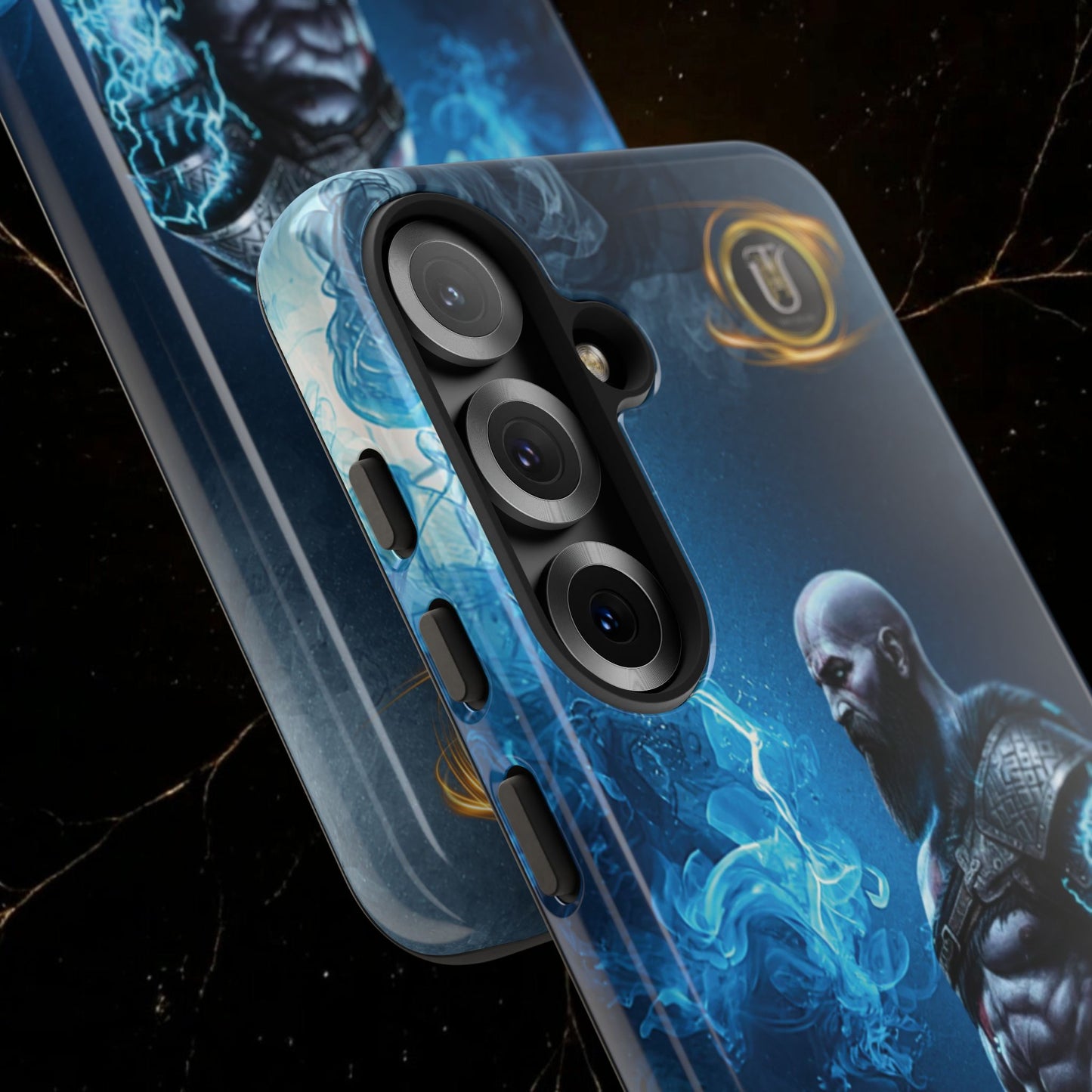 Norse Warrior Phone Case — Viking Shield & Helmet Tough Cover