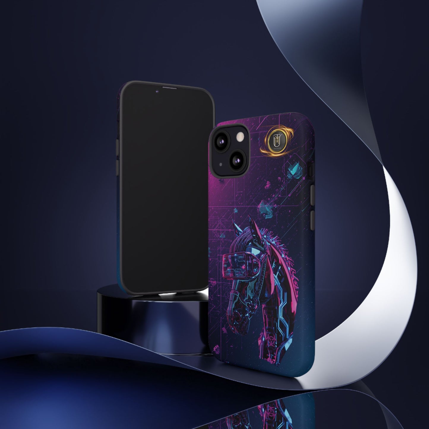 Cyber Lunar Horse Tough Case — Quantum P Phone Cover