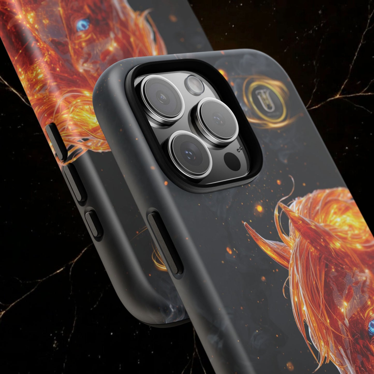 Lunar Horse 2026 Phone Case — Fiery Lucky Charm