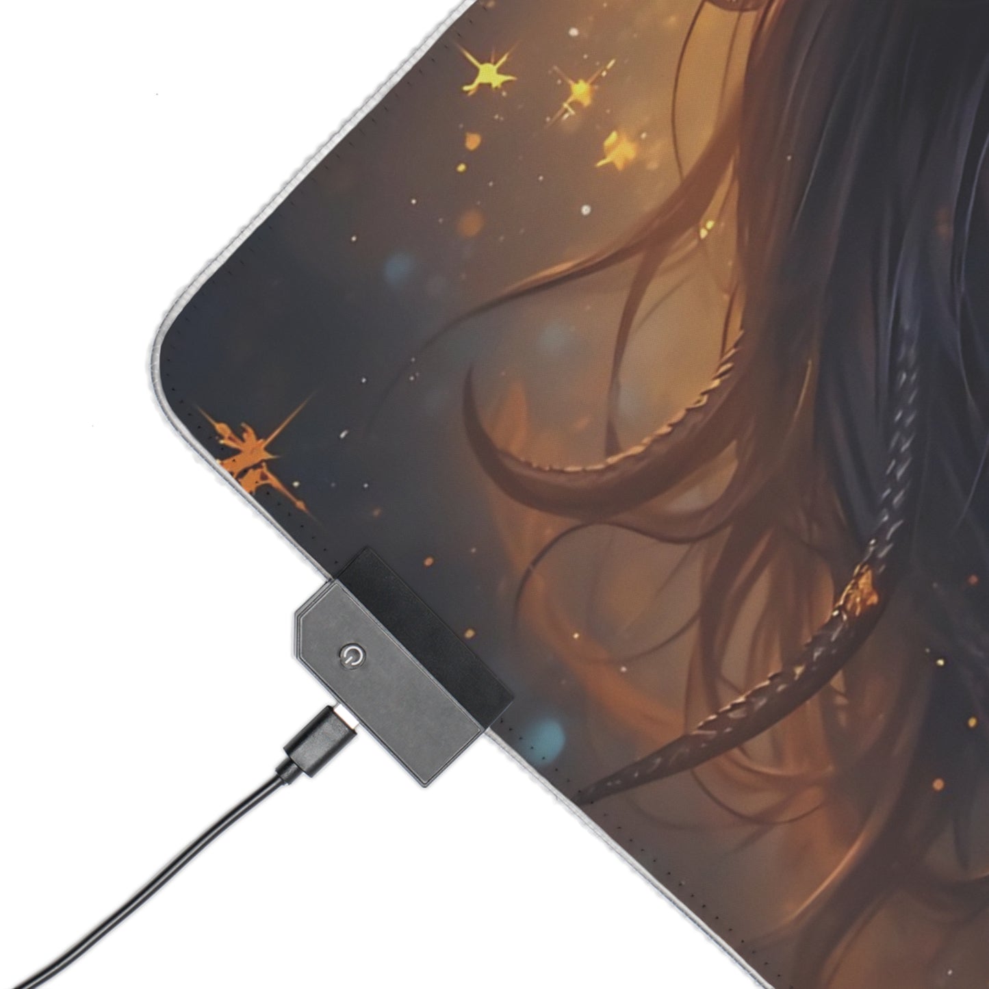 Lady Dragon & Ox Lunar Zodiacs LED Gaming Mouse Pad