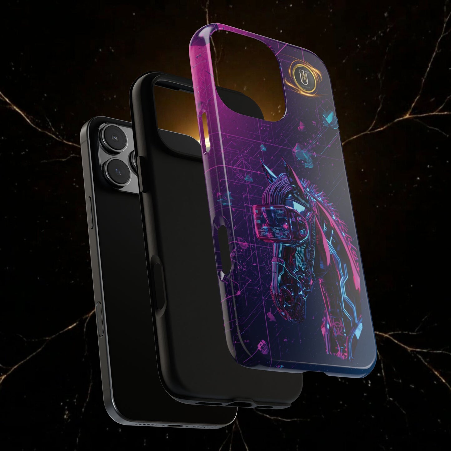 Cyber Lunar Horse Tough Case — Quantum P Phone Cover
