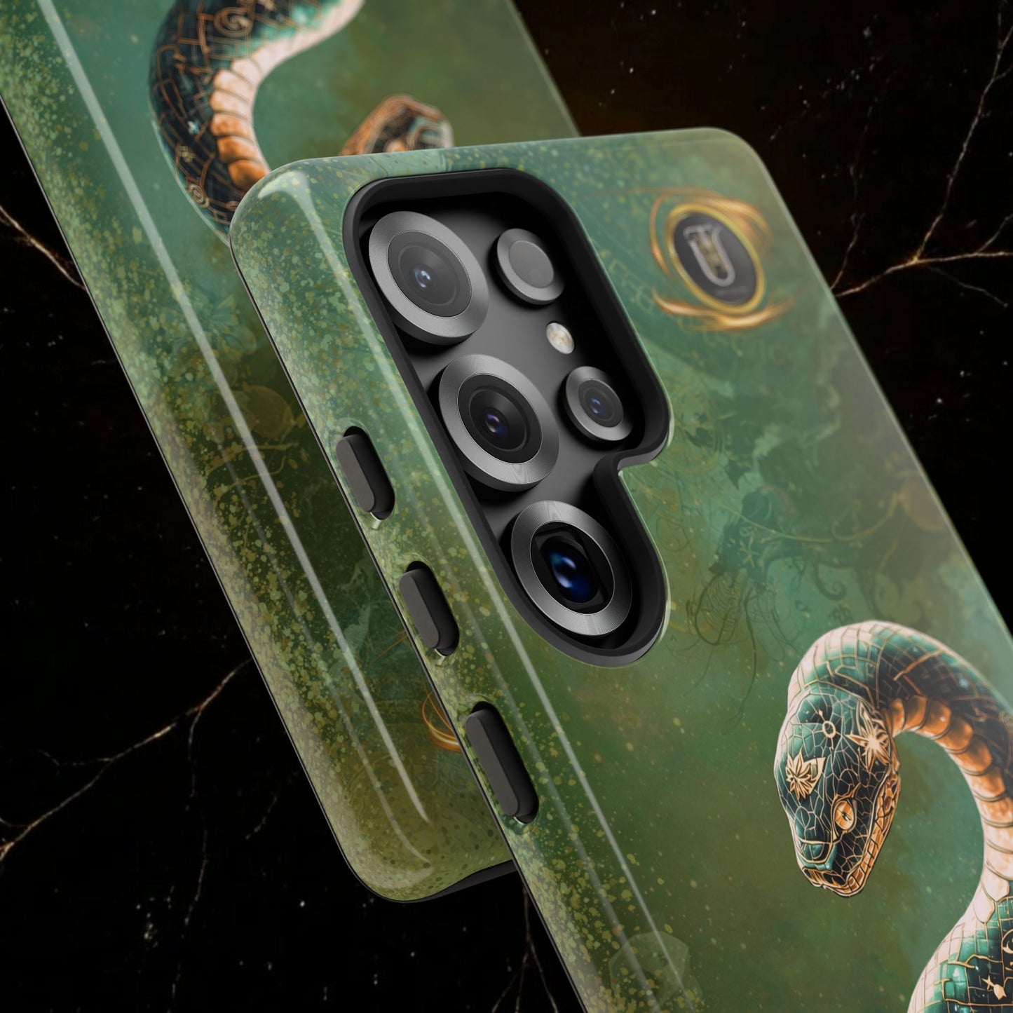 Lunar Snake Phone Case — Eternity Serpent Design