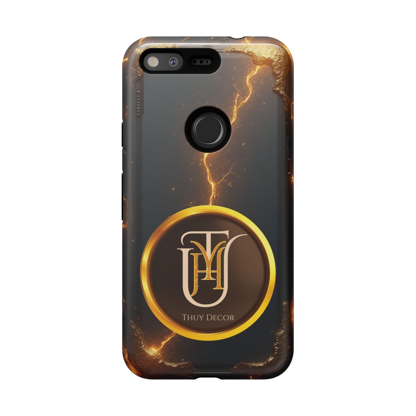 Black & Gold Luxurious Thuy Decor Brand Cover Phone Case