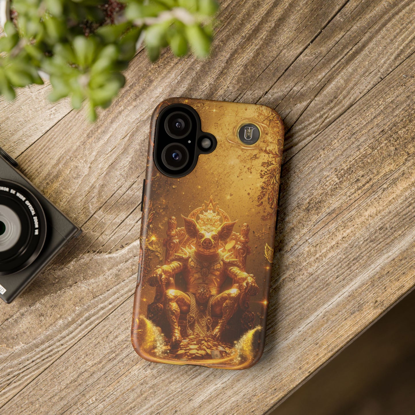 Lunar Pig Zodiac Phone Case — Fortune Totem for Wealth & Protection