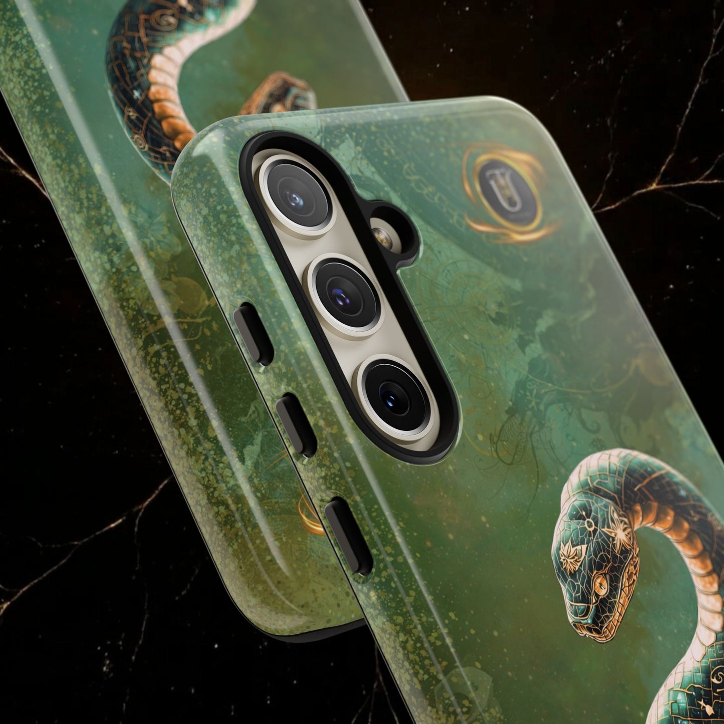 Lunar Snake Phone Case — Eternity Serpent Design