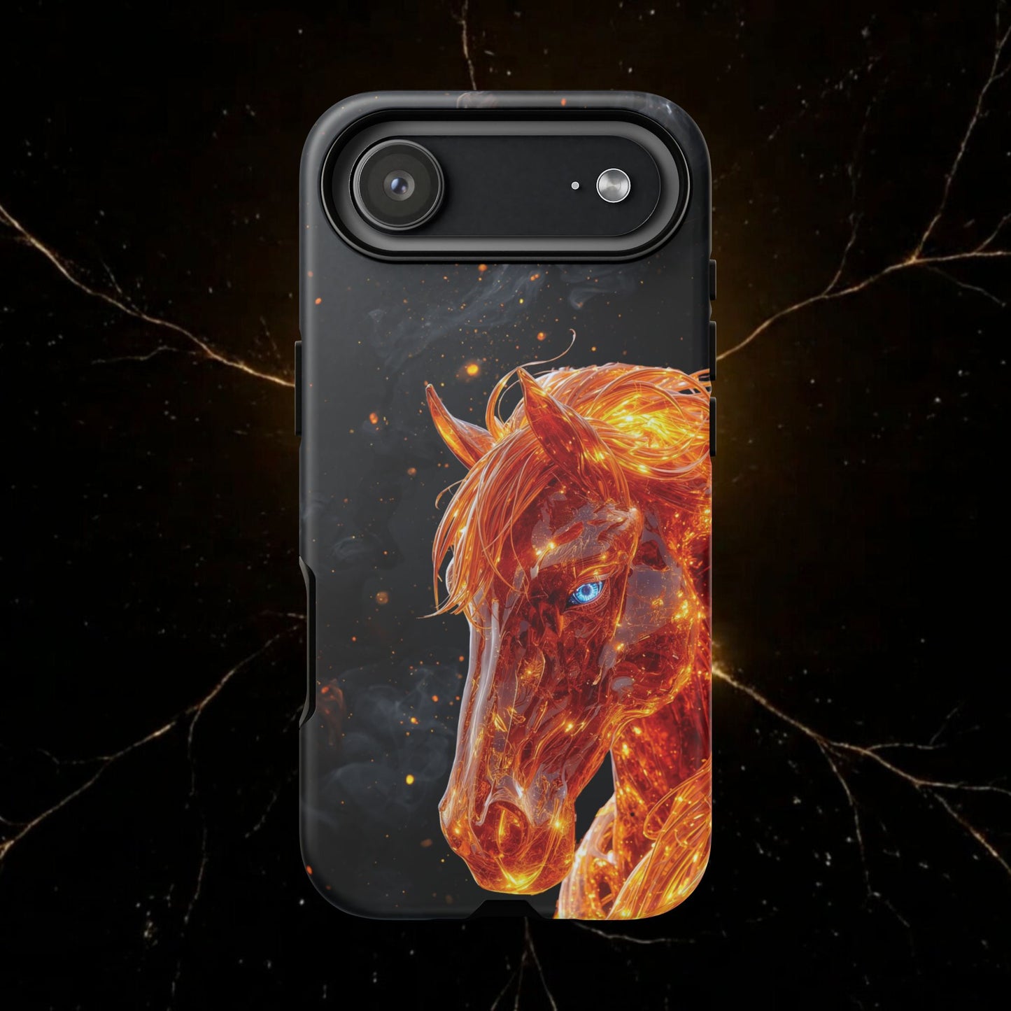 Lunar Horse 2026 Phone Case — Fiery Lucky Charm