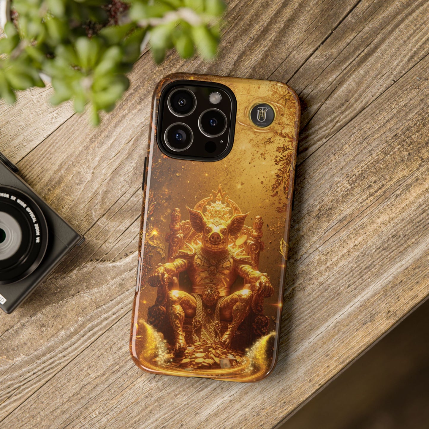 Lunar Pig Zodiac Phone Case — Fortune Totem for Wealth & Protection