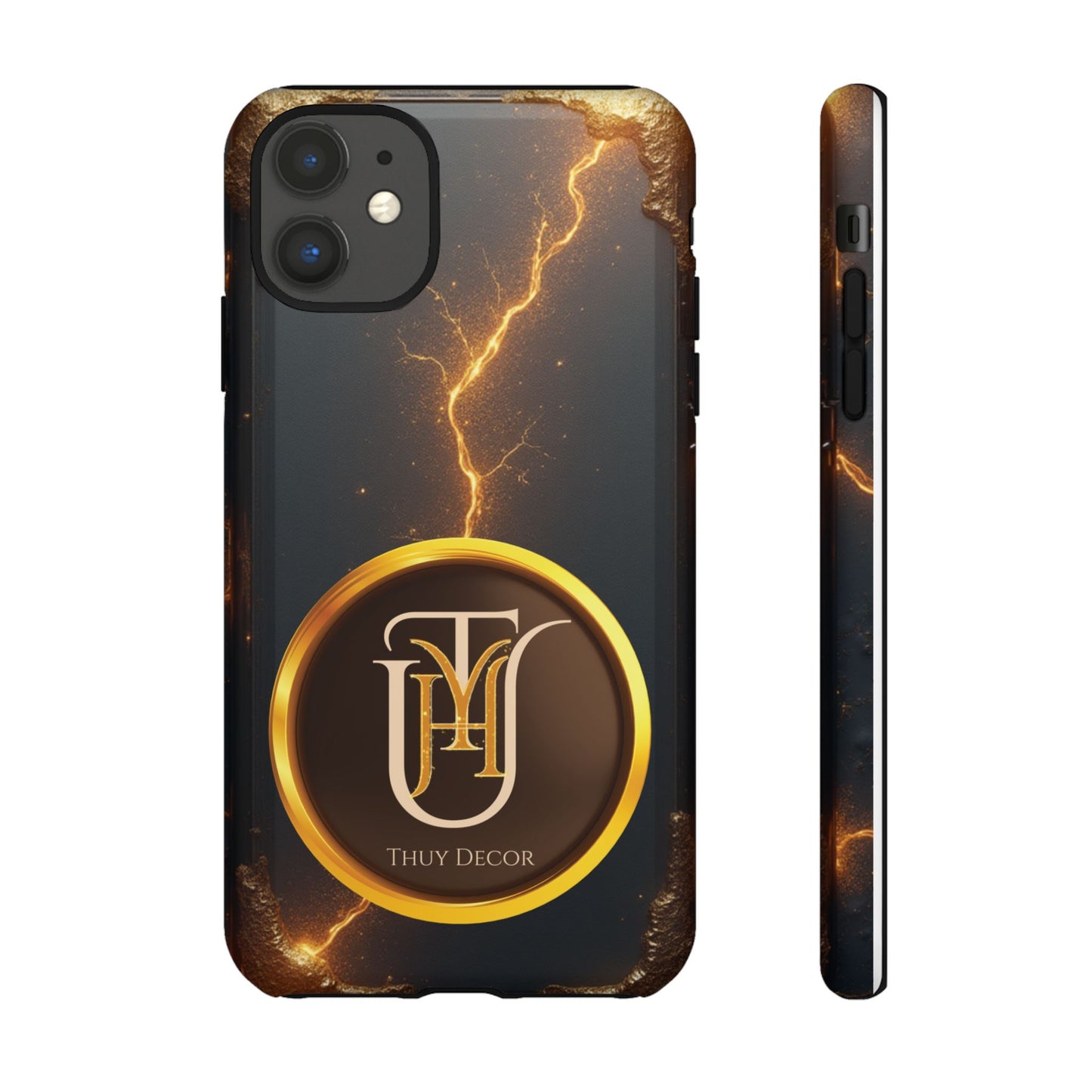 Black & Gold Luxurious Thuy Decor Brand Cover Phone Case