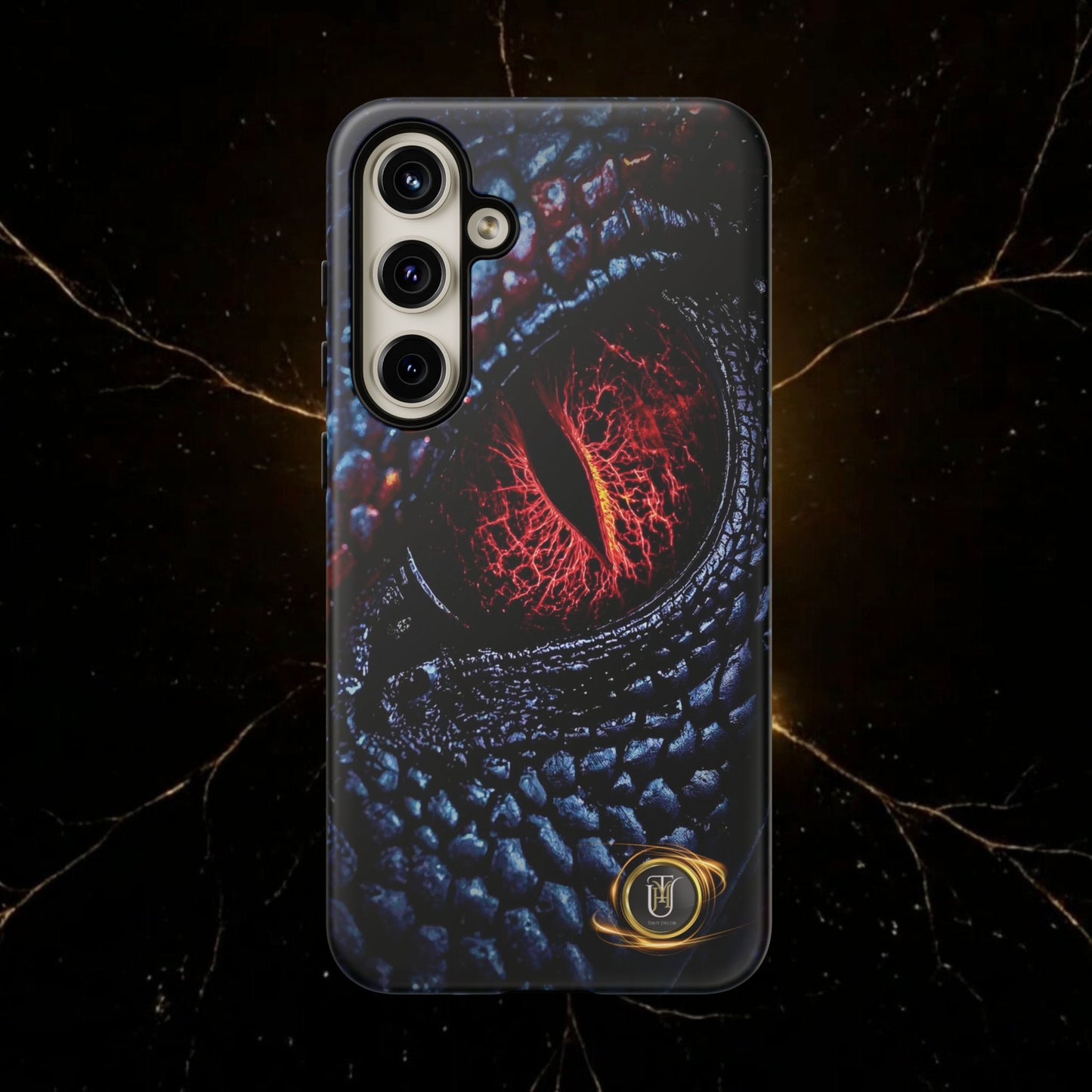 Evil Dragon Eye Phone Case — 'It Looks at You' Protective Cover