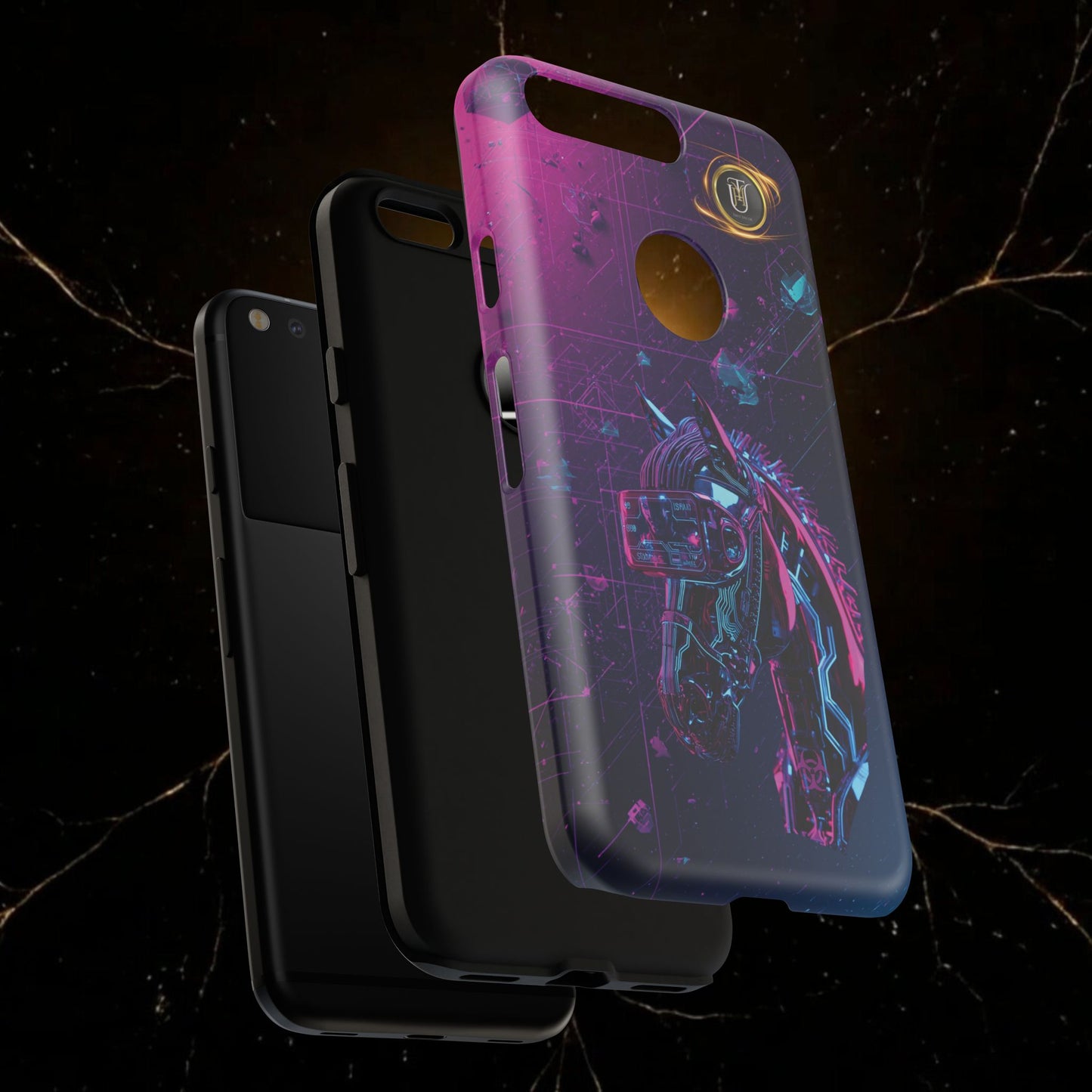 Cyber Lunar Horse Tough Case — Quantum P Phone Cover
