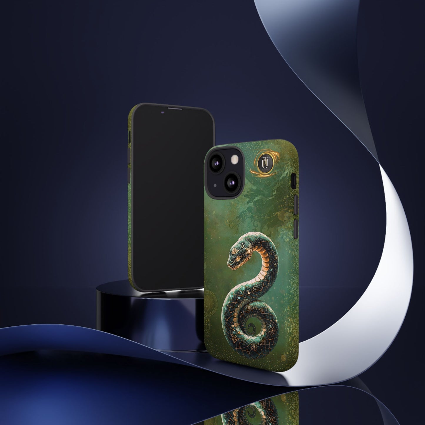 Lunar Snake Phone Case — Eternity Serpent Design