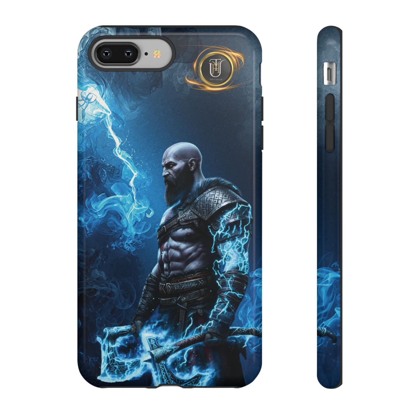 Norse Warrior Phone Case — Viking Shield & Helmet Tough Cover