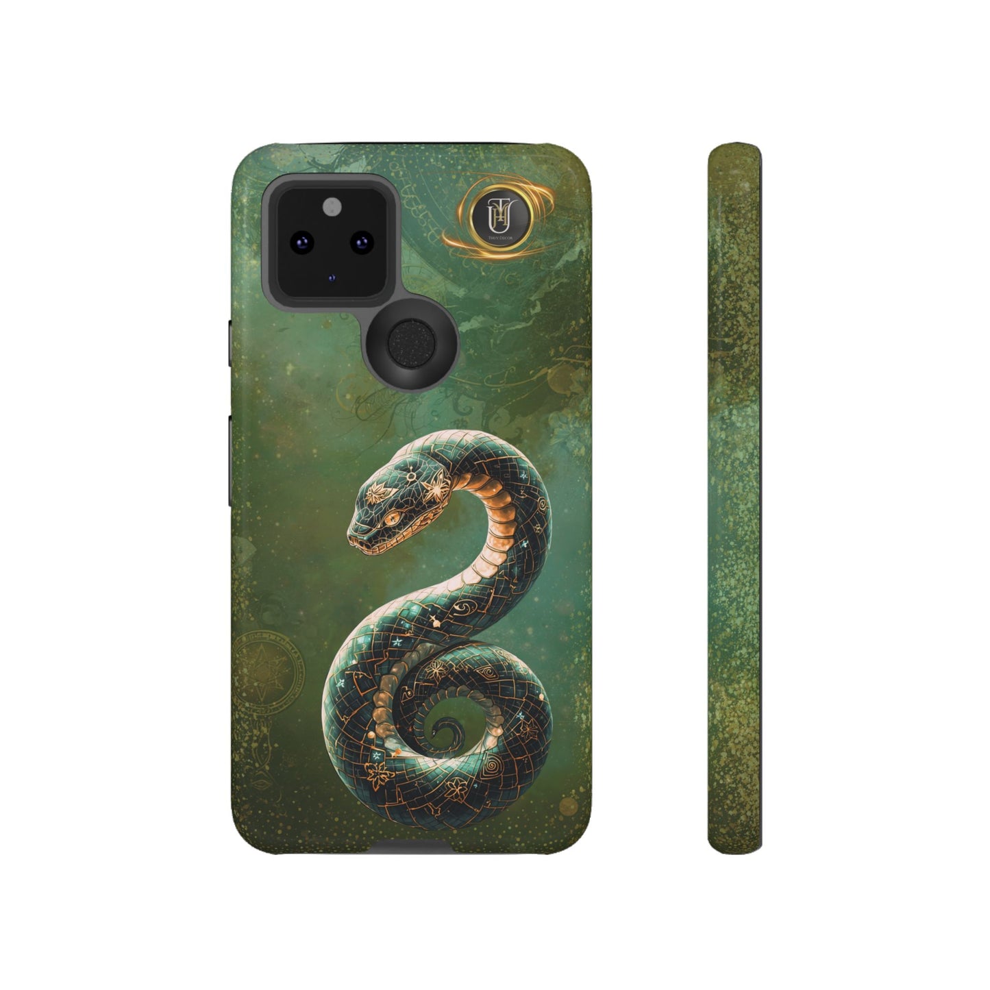 Lunar Snake Phone Case — Eternity Serpent Design