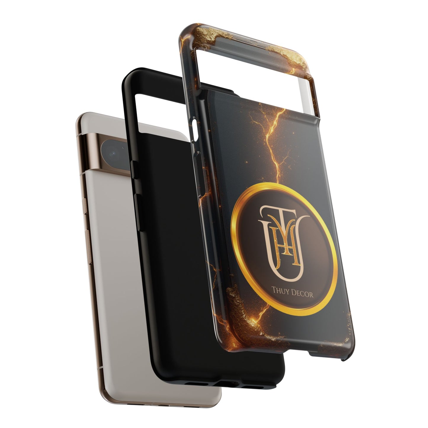 Black & Gold Luxurious Thuy Decor Brand Cover Phone Case