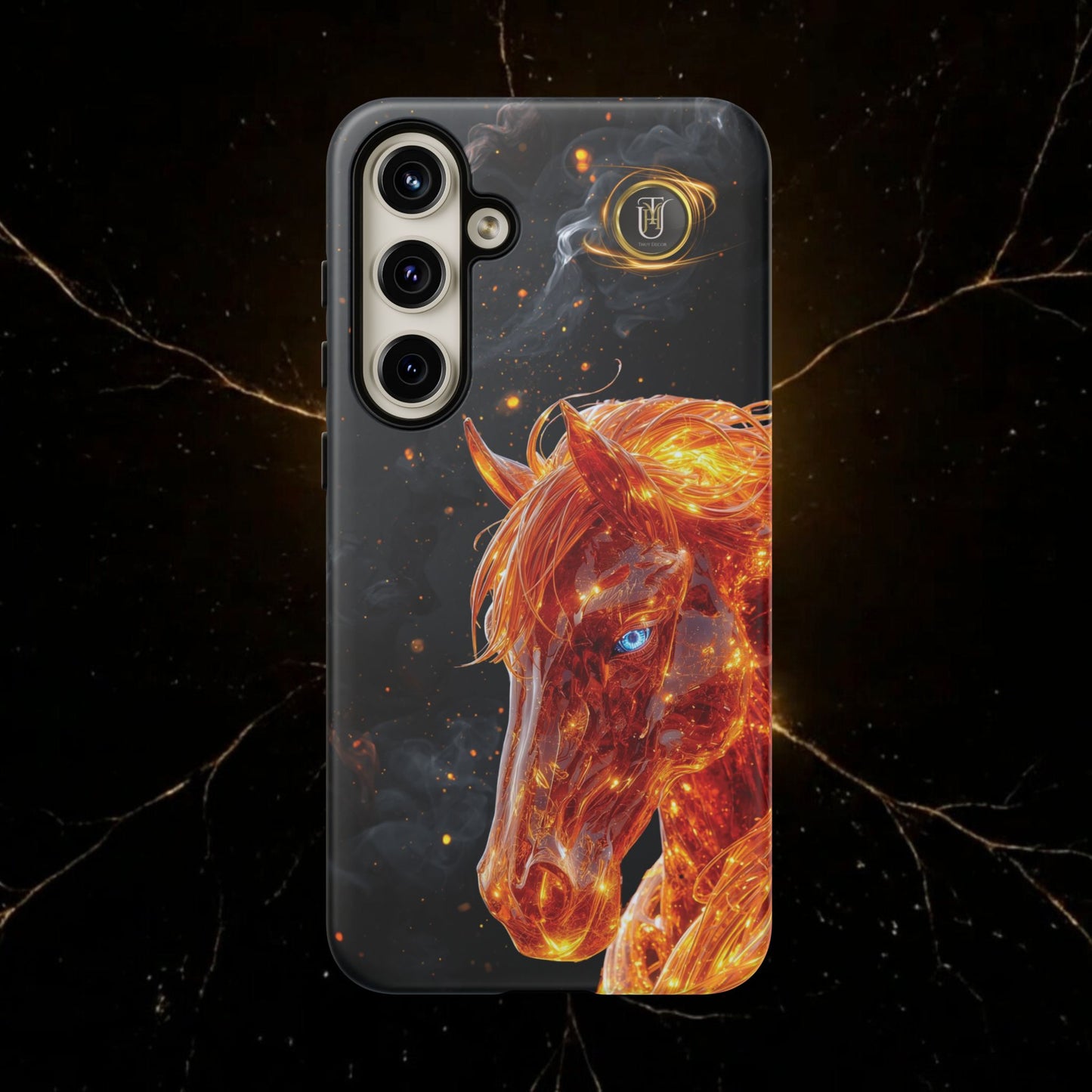 Lunar Horse 2026 Phone Case — Fiery Lucky Charm