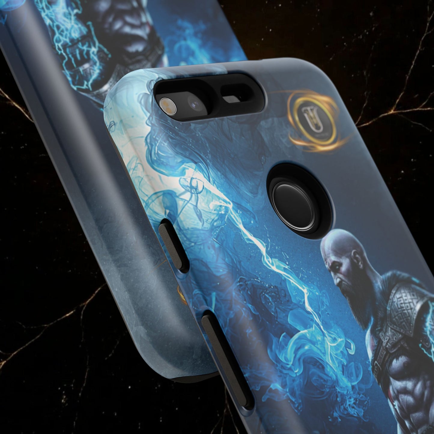 Norse Warrior Phone Case — Viking Shield & Helmet Tough Cover