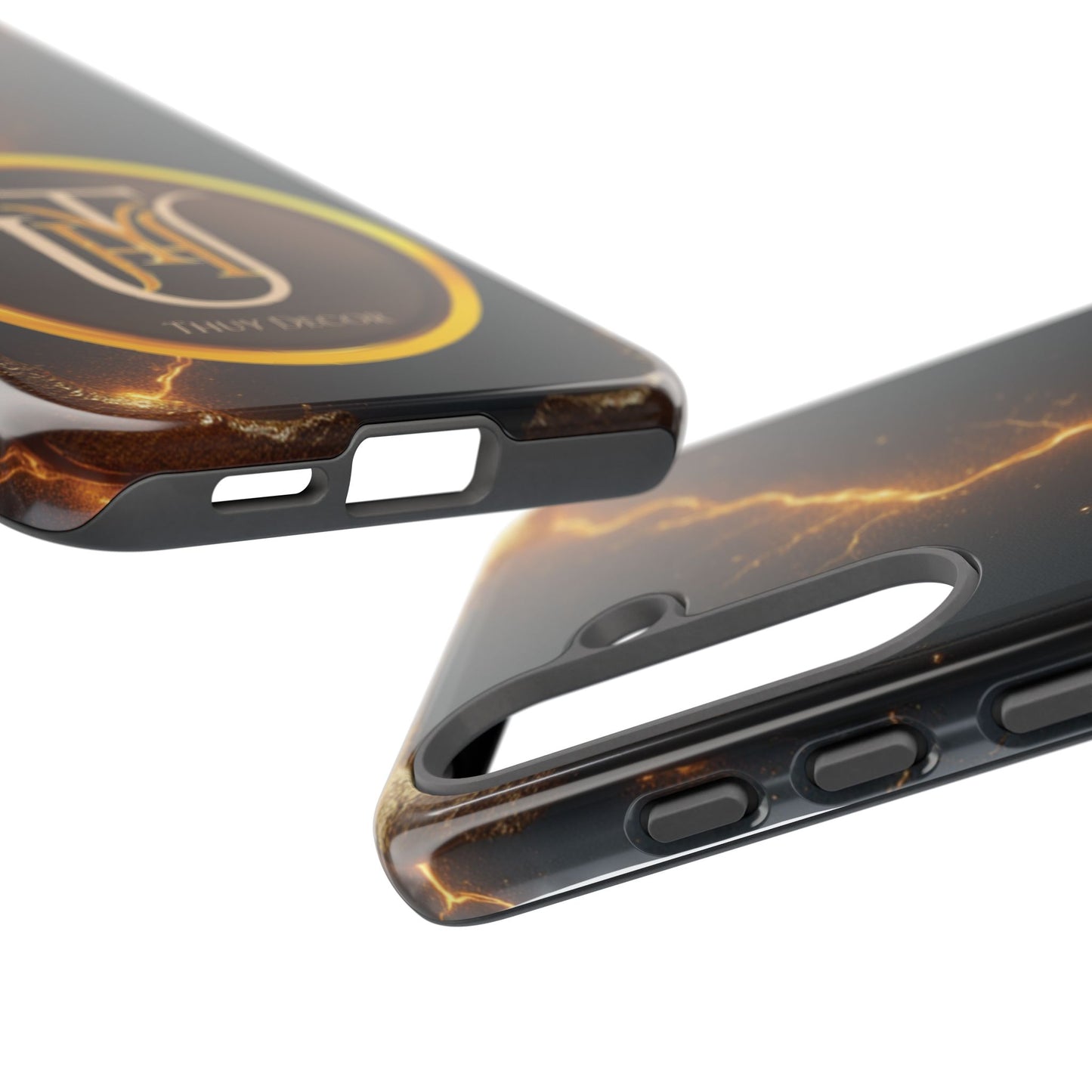 Black & Gold Luxurious Thuy Decor Brand Cover Phone Case