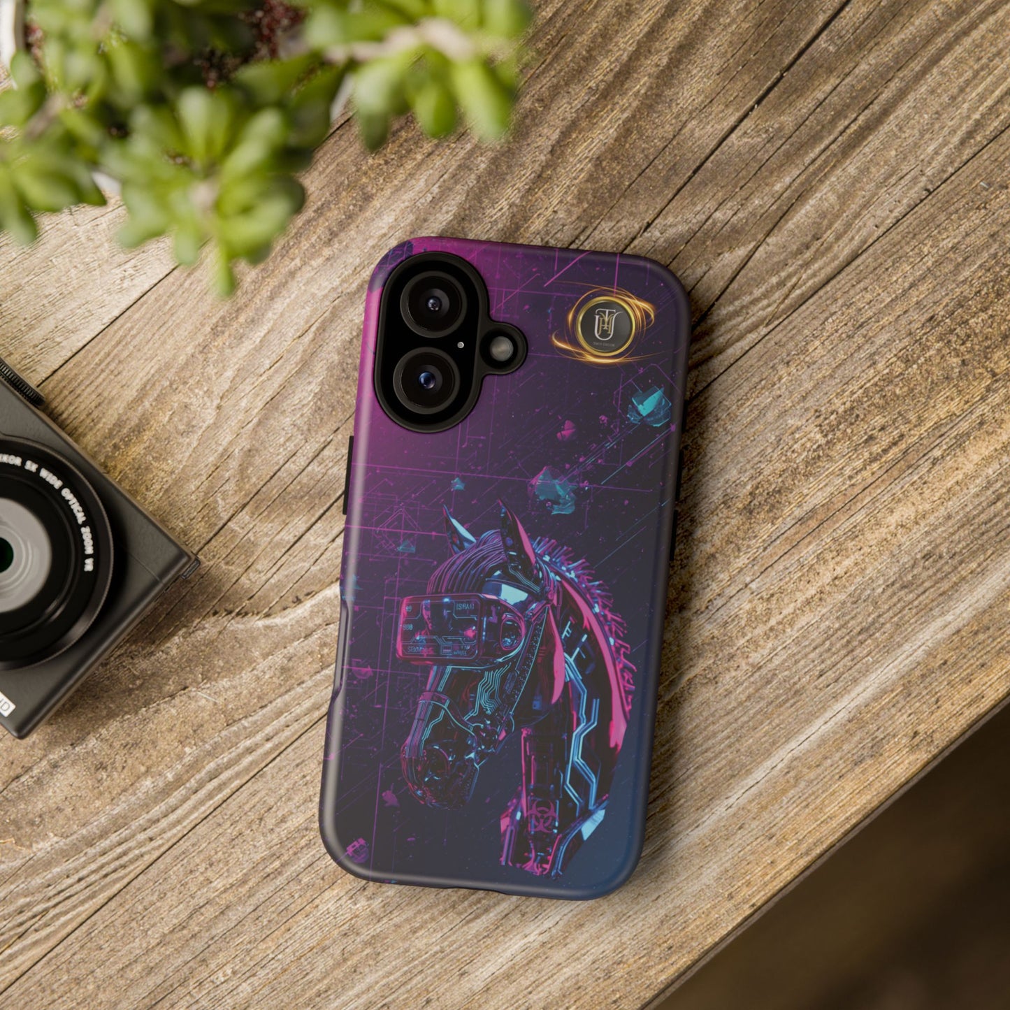 Cyber Lunar Horse Tough Case — Quantum P Phone Cover
