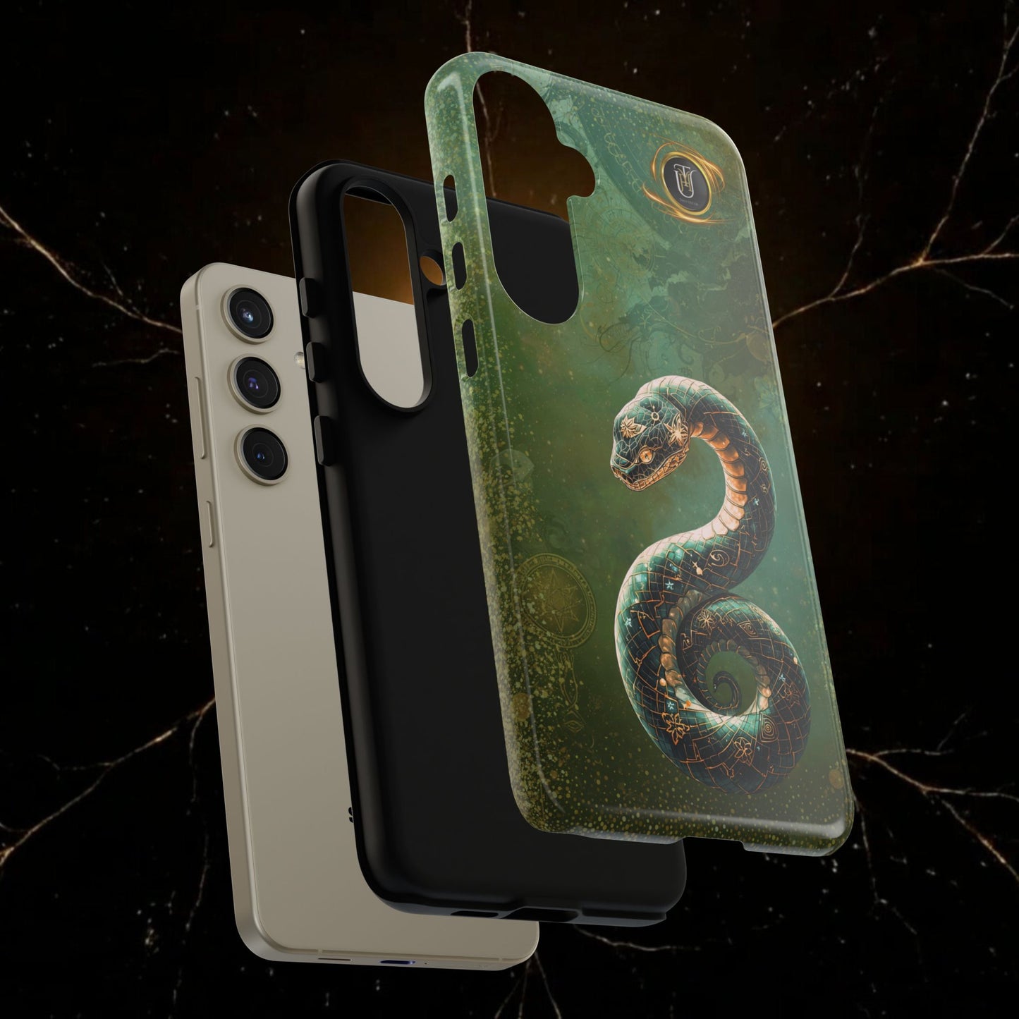 Lunar Snake Phone Case — Eternity Serpent Design