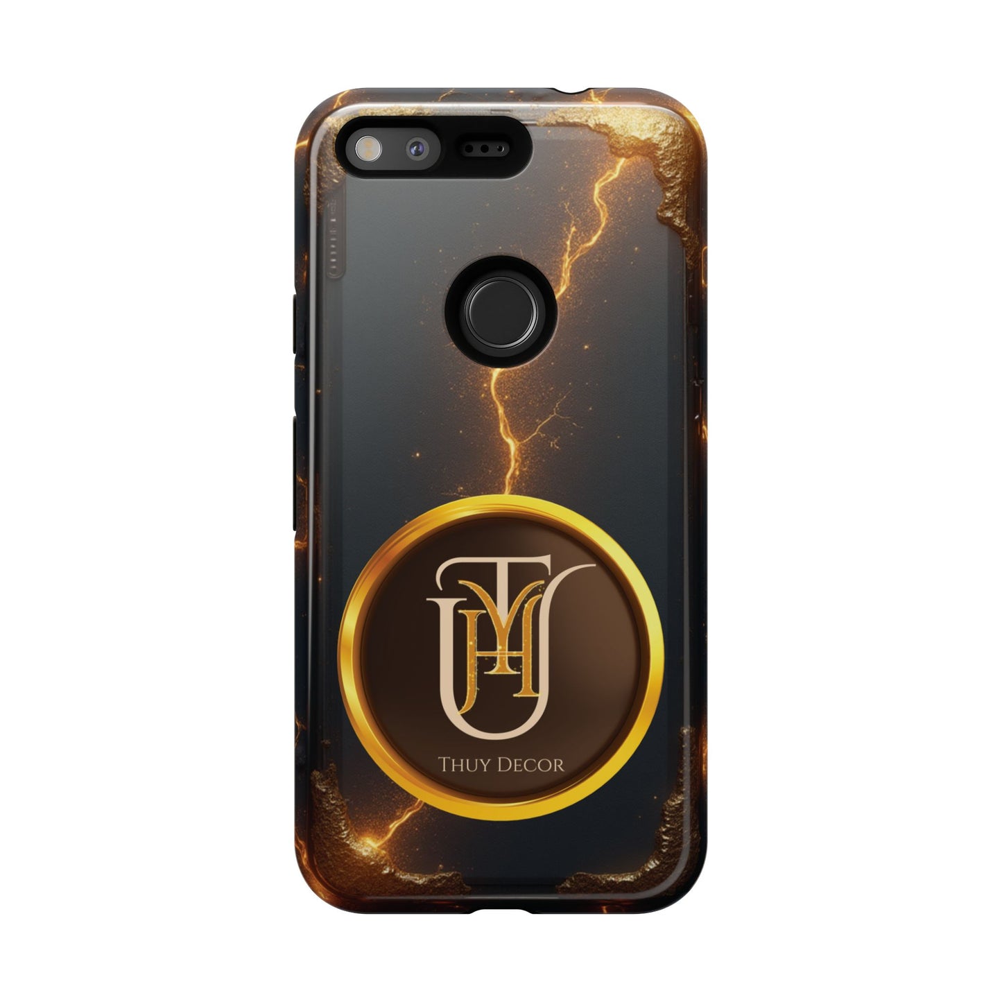 Black & Gold Luxurious Thuy Decor Brand Cover Phone Case