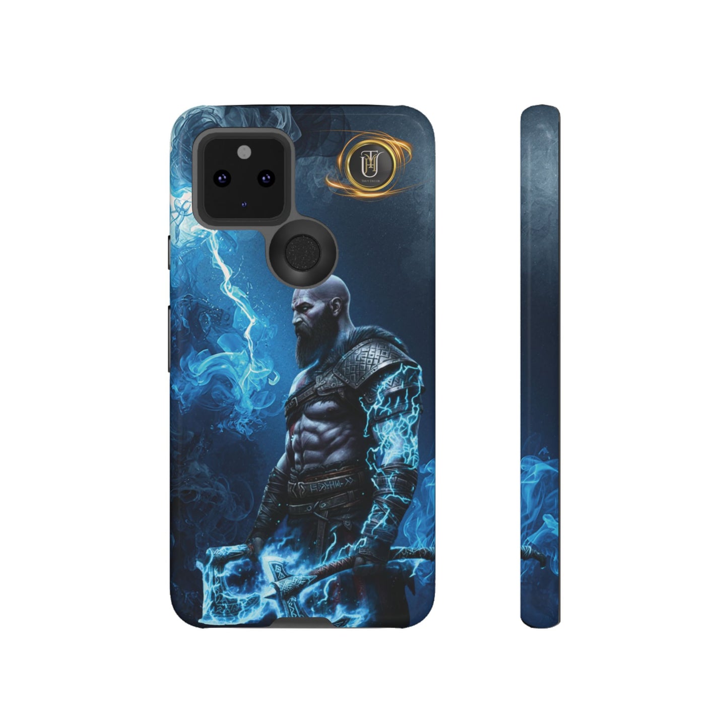 Norse Warrior Phone Case — Viking Shield & Helmet Tough Cover