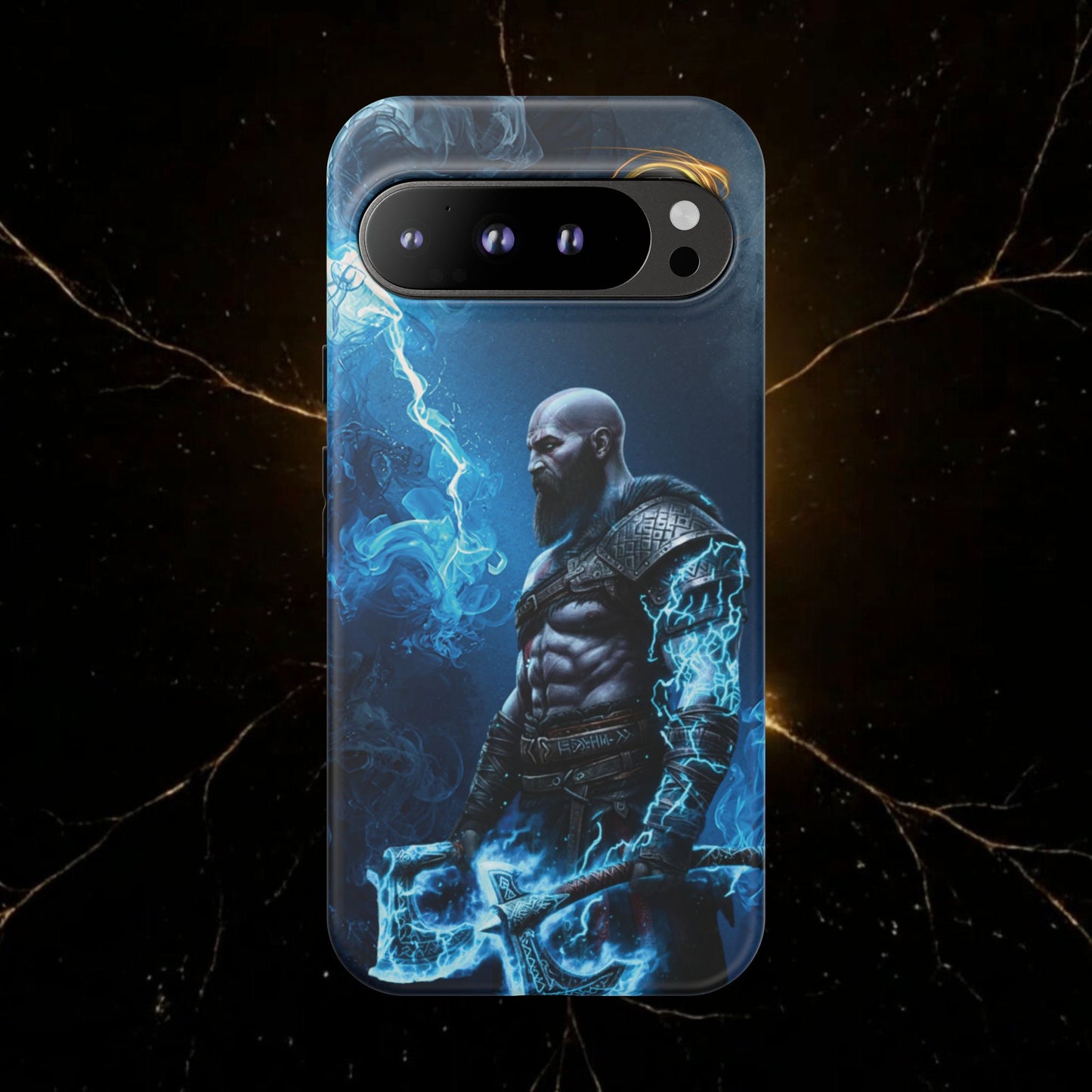 Norse Warrior Phone Case — Viking Shield & Helmet Tough Cover