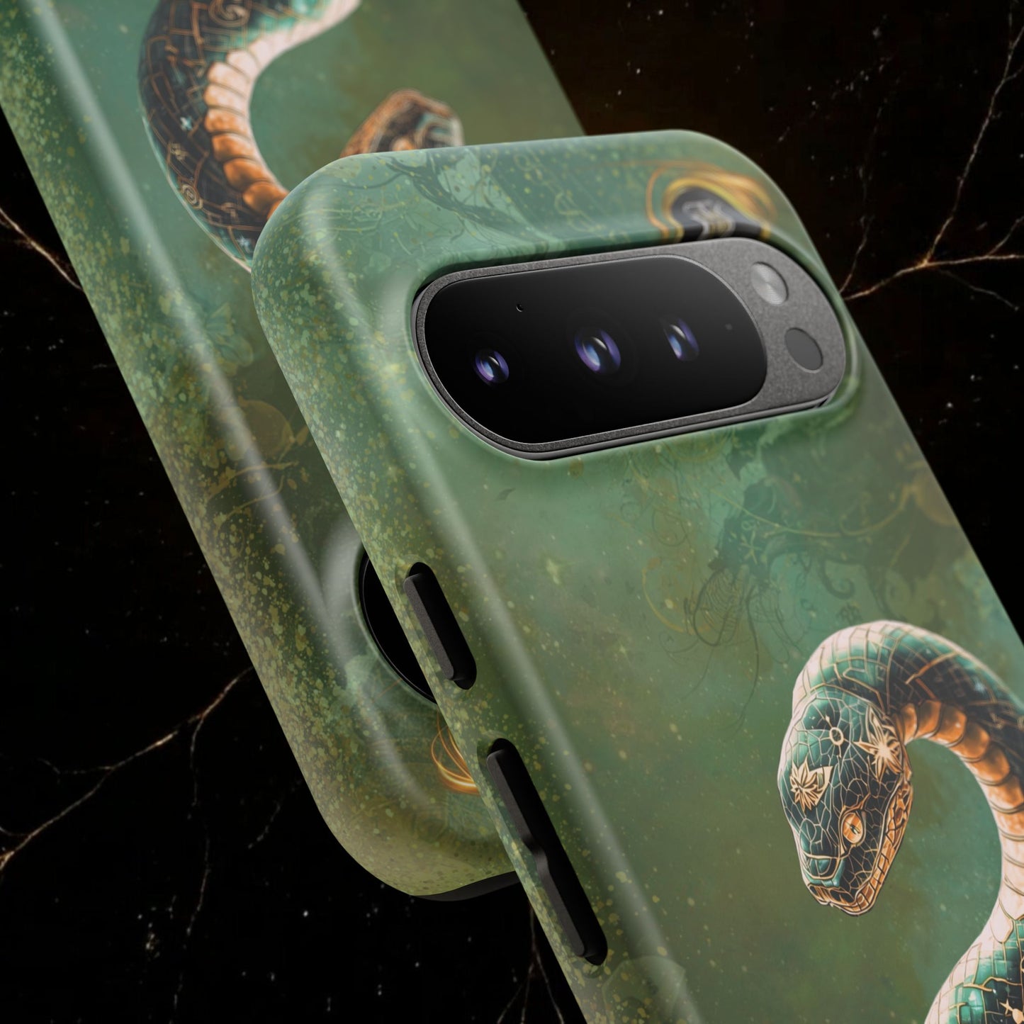 Lunar Snake Phone Case — Eternity Serpent Design
