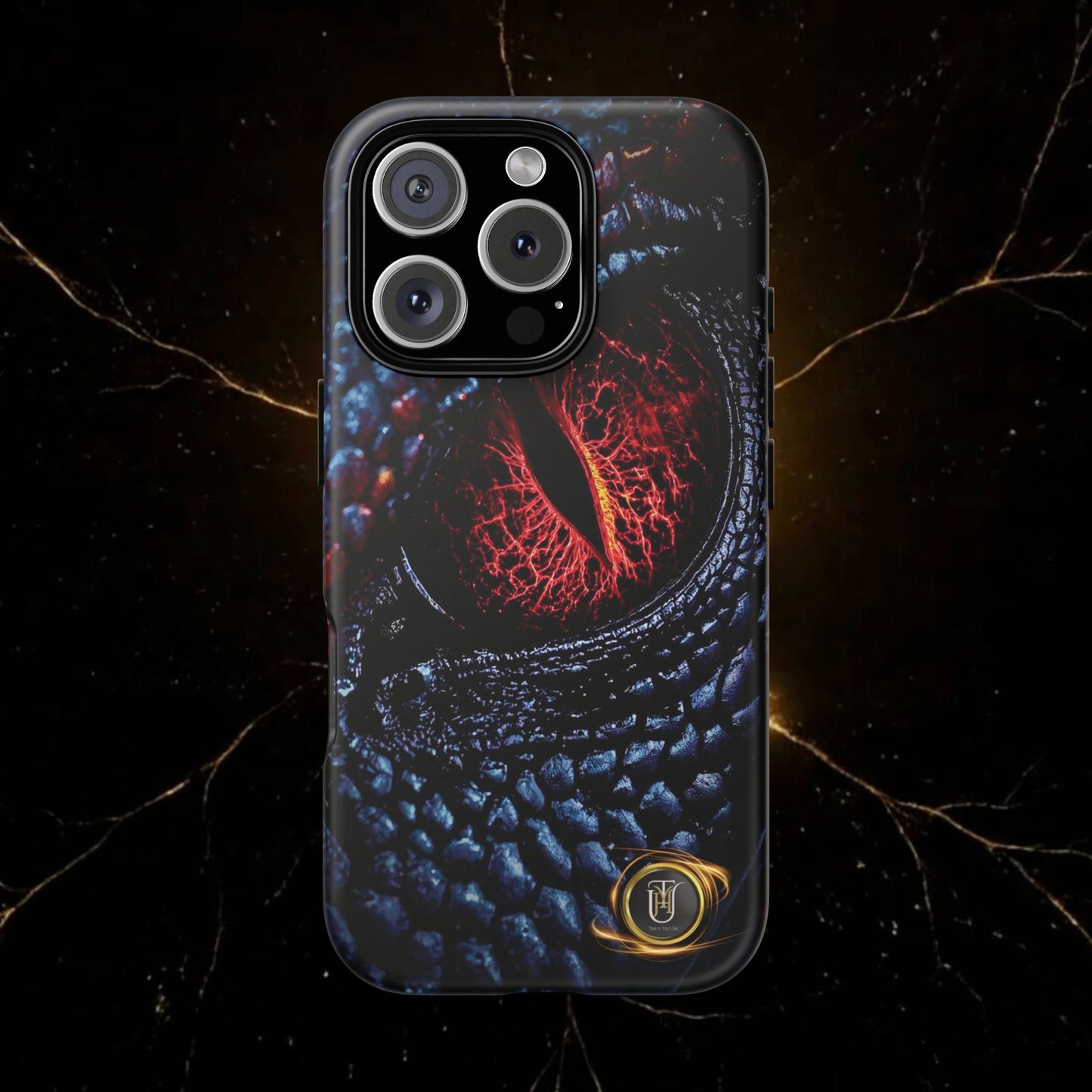 Evil Dragon Eye Phone Case — 'It Looks at You' Protective Cover