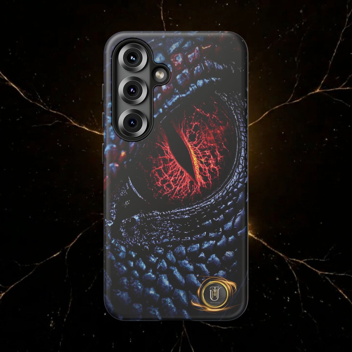 Evil Dragon Eye Phone Case — 'It Looks at You' Protective Cover