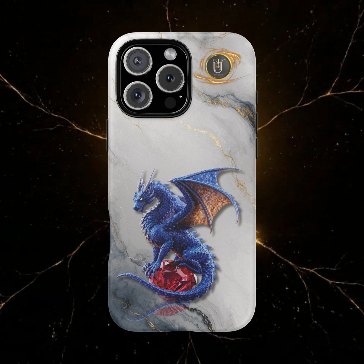 Lapis Dragon Gem Guardian Phone Case