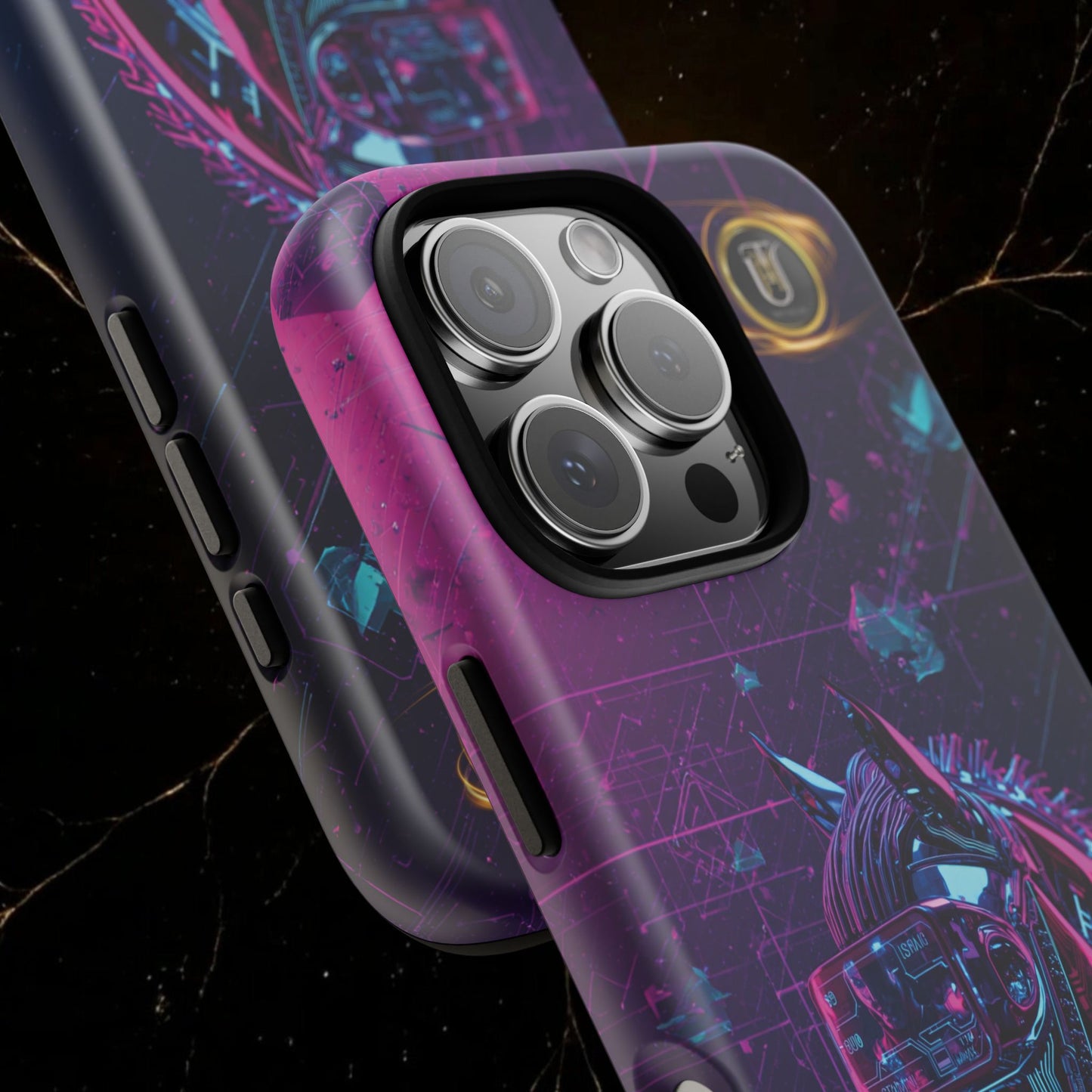 Cyber Lunar Horse Tough Case — Quantum P Phone Cover