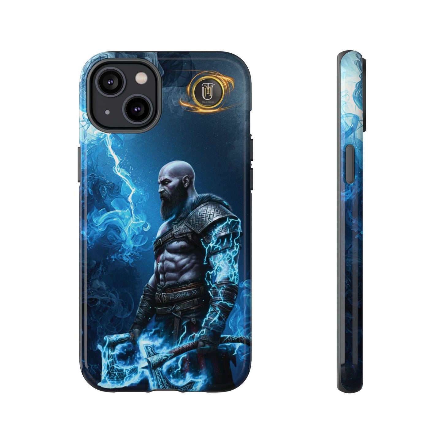 Norse Warrior Phone Case — Viking Shield & Helmet Tough Cover