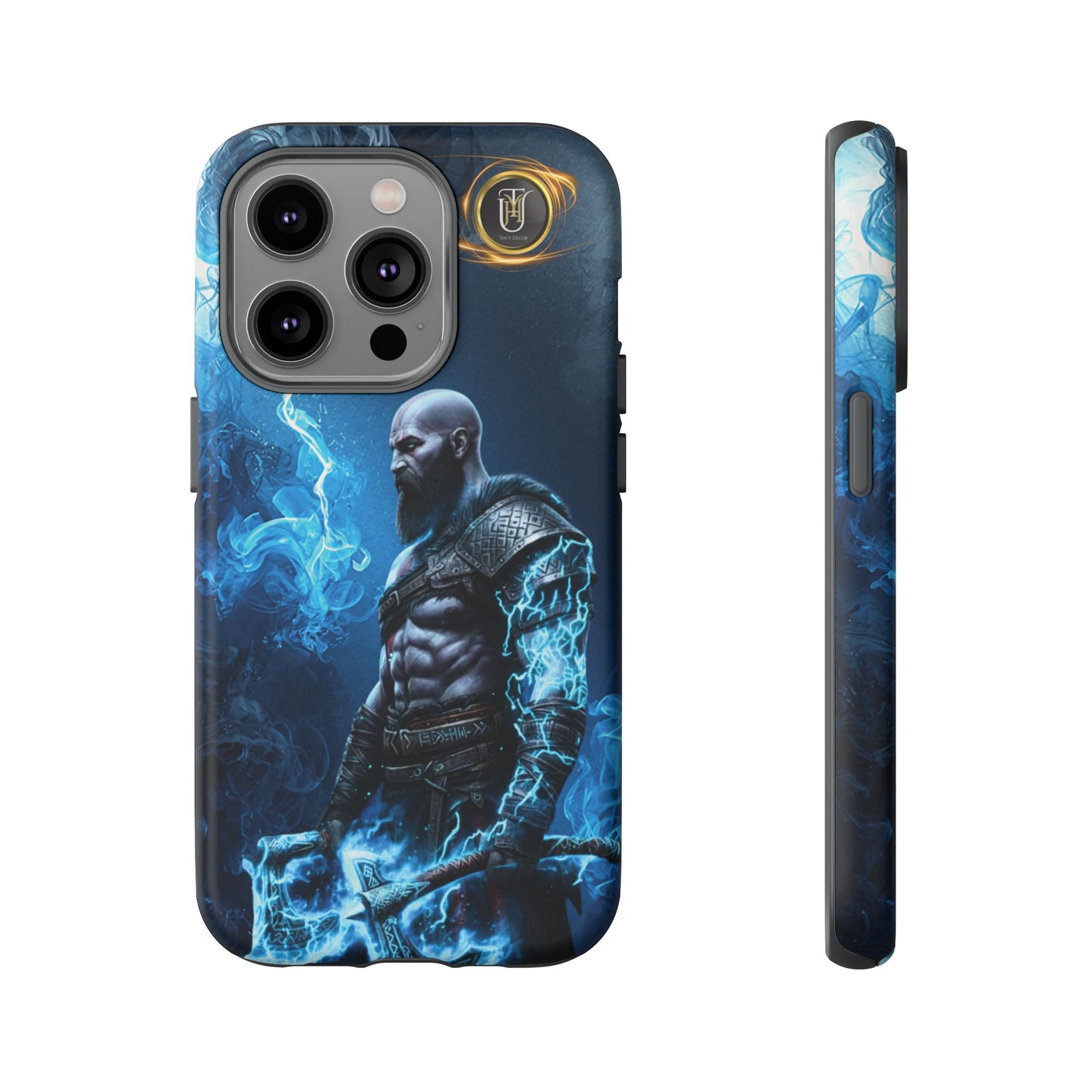 Norse Warrior Phone Case — Viking Shield & Helmet Tough Cover