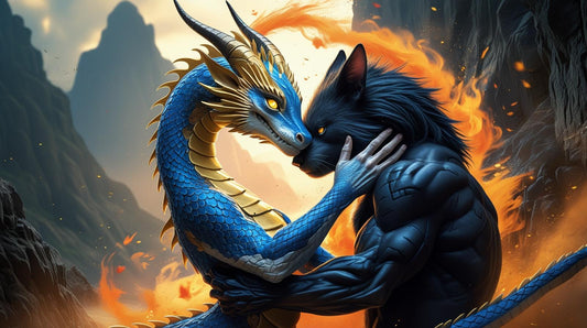 Dragon with Rat (Lunar Zodiac)